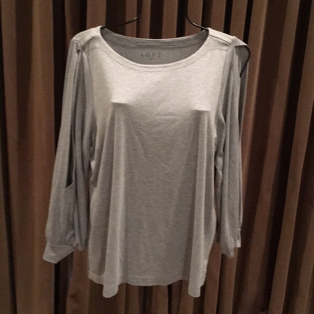 Loft peekaboo top